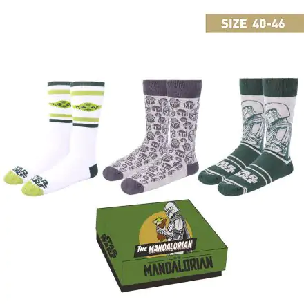The Mandalorian 3db-os zokni készlet (40-46) termékfotója