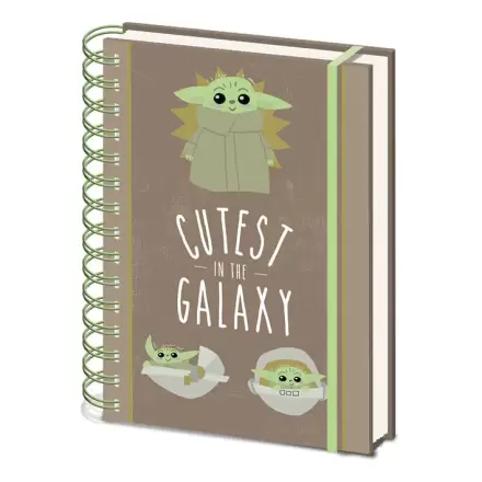 The Mandalorian Cutest in the Galaxy A5 jegyzetfüzet termékfotó