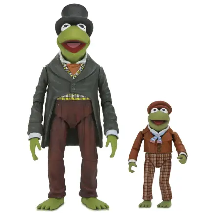 The Muppet Christmas Carol Ultimate Kermit as Bob Cratchit & Robin as Tiny Tim 2 db-os akciófigura csomag 18 cm termékfotó