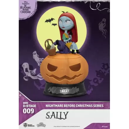 The Nightmare Before Christmas Mini Diorama Stage Sally PVC figura 10 cm termékfotó