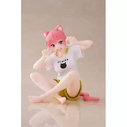 The Quintessential Quintuplets 2 Desktop Ichika Nakano Newley Written Cat Roomwear Ver. PVC szobor figura 13 cm termékfotó