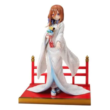 The Quintessential Quintuplets 2 PVC szobor figura 1/7 Miku Nakano Shiromuku 23 cm termékfotója