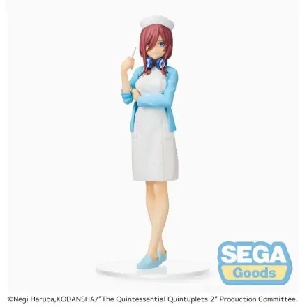 The Quintessential Quintuplets 2 SPM PVC Statue Miku Nakano Nurse Ver. 21 cm termékfotója