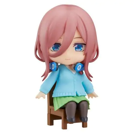 The Quintessential Quintuplets Movie Nendoroid Swacchao! figura Miku Nakano 9 cm termékfotója