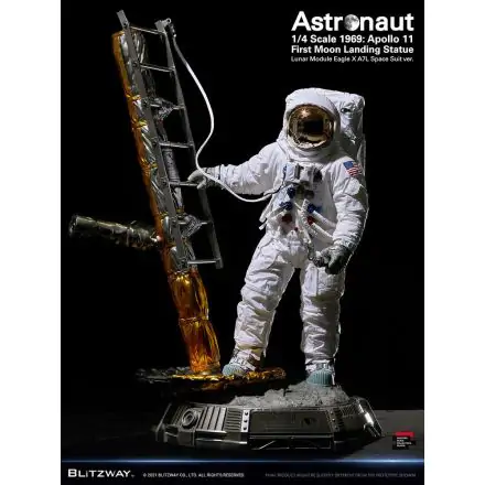 The Real Superb Scale Hybrid 1/4 Astronaut Apollo 11: LM-5 A7L ver. szobor figura 79 cm termékfotó