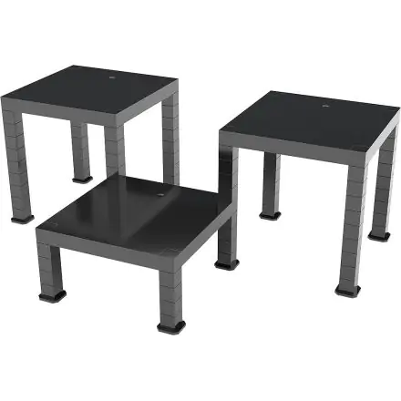 The Simple Stand for Figures & Models 3-Pack Build-On Type (Black) termékfotó