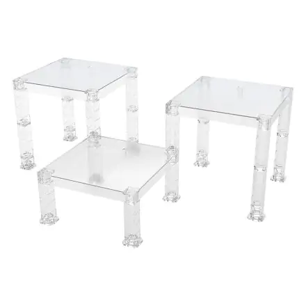 The Simple Stand for Figures & Models 3-Pack Build-On Type (Translucent) termékfotó
