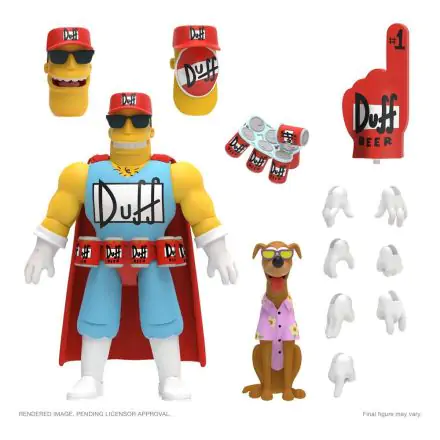 Die Simpsons Ultimates Actionfigur Duffman 18 cm termékfotója