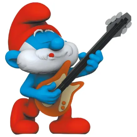 The Smurfs Papa Smurf with Guitar PVC figura 5.5 cm termékfotó