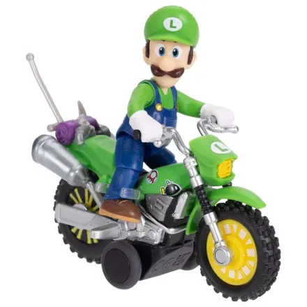 The Super Mario Galaxy Movie Motorcycle Luigi akciófigura és jármű 6 cm termékfotó