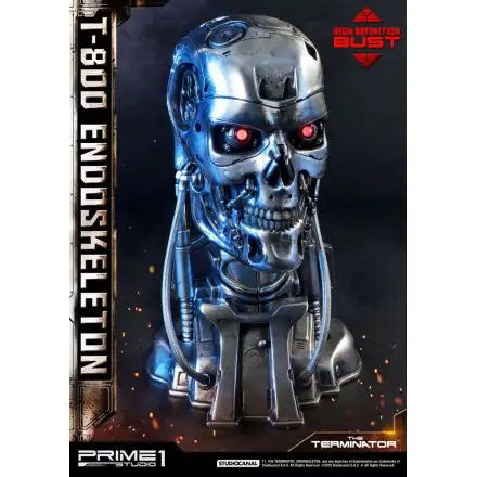 The Terminator High Definition 1/2 T-800 Endoskeleton Head mellszobor figura 22 cm termékfotó