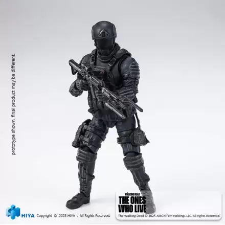 The Walking Dead: The Ones Who Lived Exquisite 1/18 CRM Soldier Mini akciófigura 10 cm termékfotó