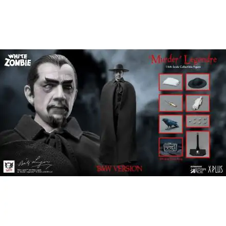 The White Zombie My Favourite Movie 1/6 Murder Legendre (Bela Lugosi) B&W Version akciófigura 30 cm termékfotó