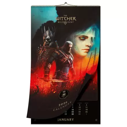 The Witcher 3: Wild Hunt 10th Anniversary naptár 2026  termékfotó