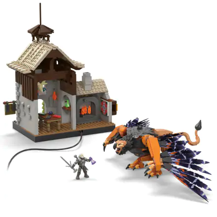 The Witcher 3: Wild Hunt Mega Construx Black Series Construction Geralt's Griffin Hunt építőkészlet termékfotó