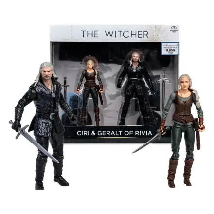 The Witcher Geralt and Ciri (Netflix Season 3) akciófigura szett 18 cm termékfotója