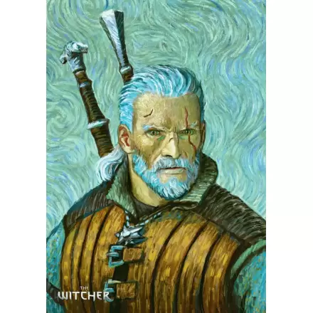 The Witcher III: Wild Hunt Game Art Chronicles Geralt inspired by Vincent van Gogh puzzle (1000 darab) termékfotója