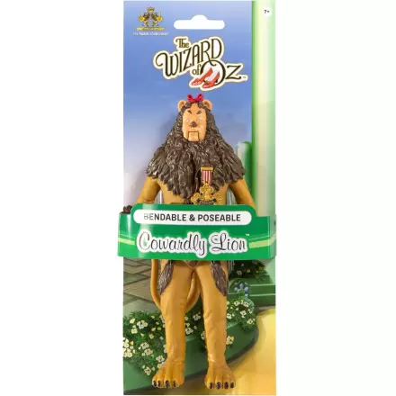 The Wizard of Oz Bendyfigs Cowardly Lion (with his Badge of Courage) figura 19 cm termékfotó