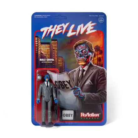 They Live ReAction Male Ghoul akciófigura 10 cm termékfotója