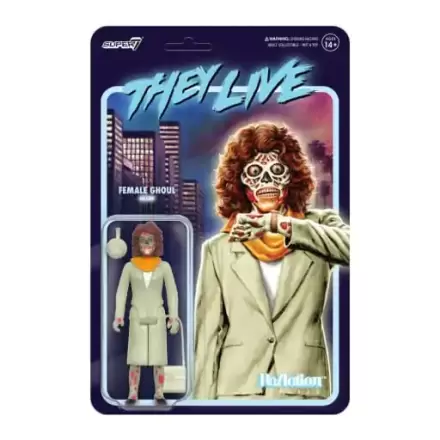 They Live ReAction Wave 02 Female Ghoul (Glow) akciófigura 10 cm termékfotója