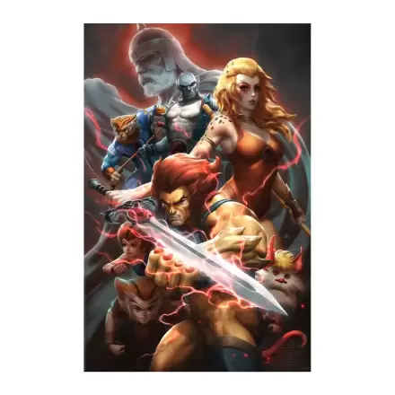 ThunderCats Art Print Thunder, Thunder, Thundercats! 41 x 61 cm - keretezetlen vászonkép termékfotó