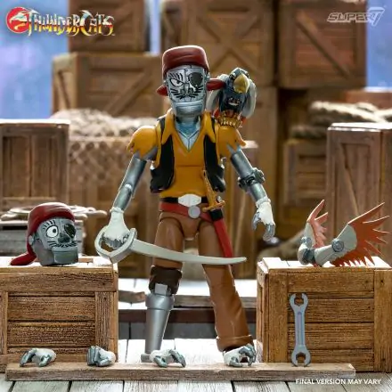 Thundercats Ultimates Wave 3 Captain Cracker the Robotic Pirate Scoundrel akciófigura 18 cm termékfotó
