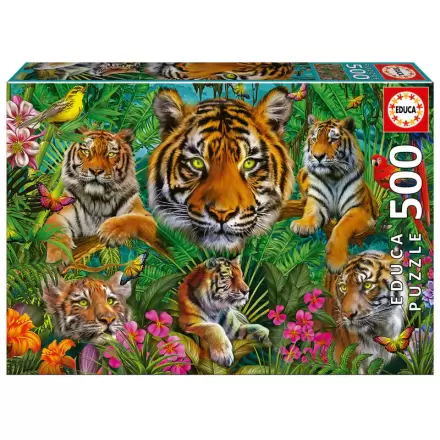 Tiger Jungle puzzle 500db-os termékfotó