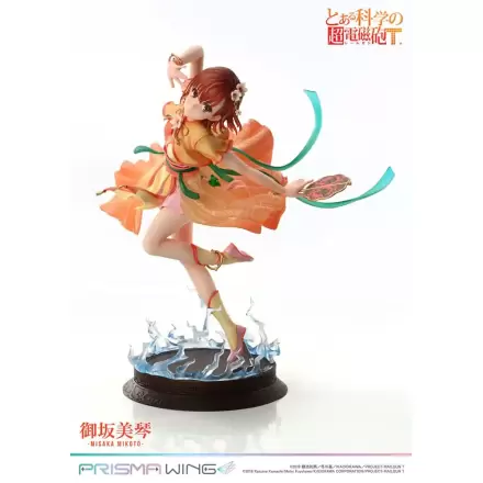 To Aru Kagaku no Railgun Prisma Wing PVC szobor figura 1/7 Misaka Mikoto 22 cm termékfotója