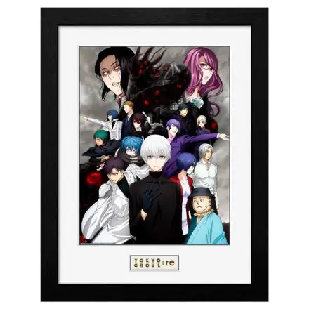 Tokyo Ghoul Re Key Art 3 bekeretezett poszter termékfotó