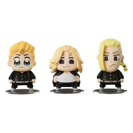 Tokyo Revengers Chibi figurák Takemichi Hanagaki, Manjiro Sano, Ken Ryuguji Bkub Ver. 7 cm termékfotó