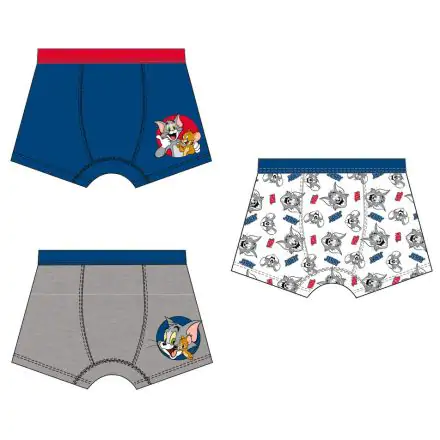 Tom és Jerry gyerek boxeralsó 3 darab/csomag 122/128 cm termékfotó