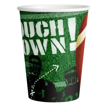 Touchdown papír pohár 8 db-os 250 ml termékfotó