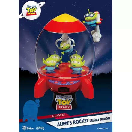 Toy Story D-Stage Alien's Rocket Deluxe Edition PVC Diorama szobor figura 15 cm termékfotója