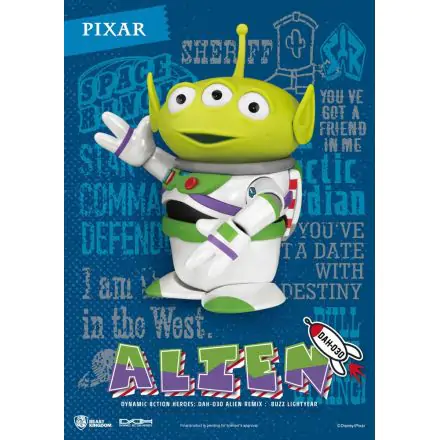 Toy Story Dynamic 8ction Heroes Alien Remix Buzz Lightgear akciófigura 16 cm termékfotó