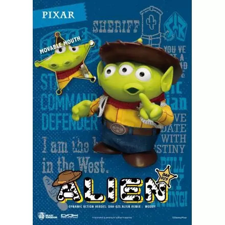 Toy Story Dynamic 8ction Heroes Alien Remix Woody akciófigura 16 cm termékfotó