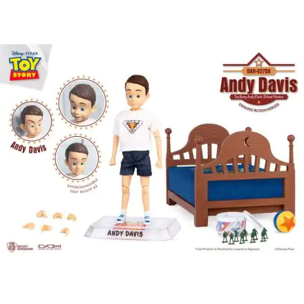 Toy Story Dynamic 8ction Heroes Andy Davis Deluxe Version akciófigura 14 cm termékfotó