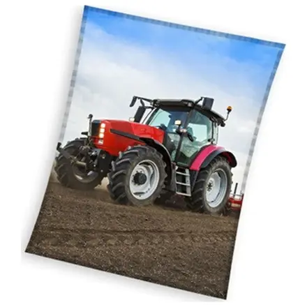 Traktor Red polár takaró 130x160cm termékfotó