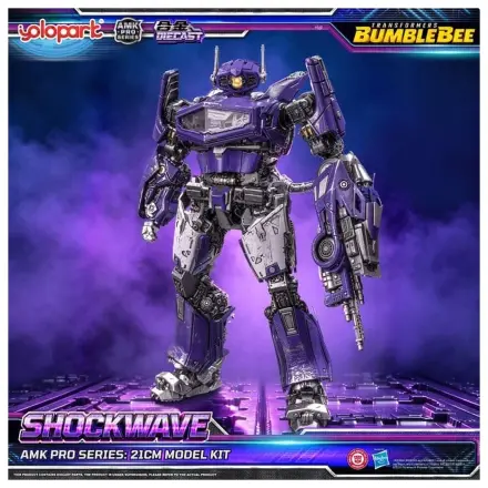 Transformers: Bumblebee the Movie AMK PRO Series Shockwave Műanyag modell készlet 21 cm termékfotó