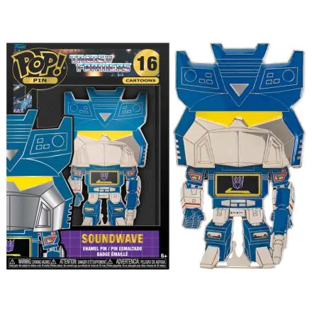 Transformers Soundwave Big Enamel POP Pin 10cm termékfotó