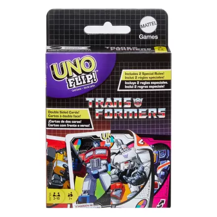 Transformers UNO Flip! kártyajáték termékfotója