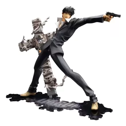 Trigun Badlands Rumble ARTFX J Statue 1/8 Nicholas D. Wolfwood Renewal Package Version 20 cm termékfotója