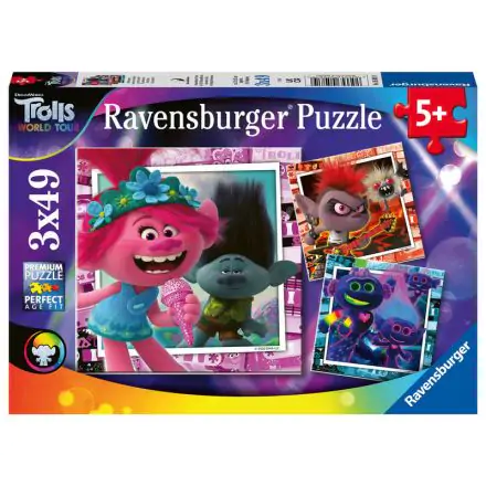 Trolls 2 puzzle 3x49db-os termékfotó