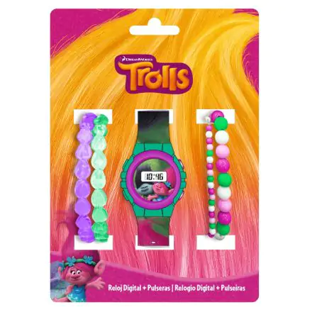 Trolls, Trollok Digitális karóra + karkötő szett termékfotó