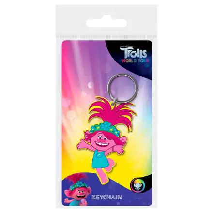 Trolls Világ körüli turné Poppy gumis kulcstartó termékfotó