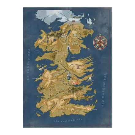 Trónok harca Cersei Lannister Westeros Map puzzle (1000 darab) termékfotó