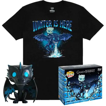 Trónok harca POP! & Tee Box Icy Viserion figura és póló csomag termékfotó