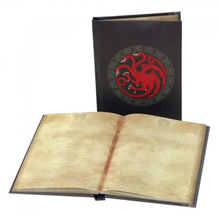 Trónok harca Targaryen füzet világítással termékfotó