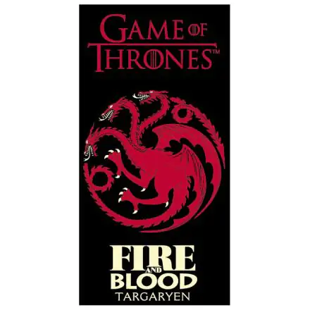 Game of Thrones Fire and Blood Targaryen  strand pamut törölköző termékfotó