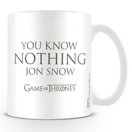 Trónok harca You Know Nothing Jon Snow bögre termékfotó