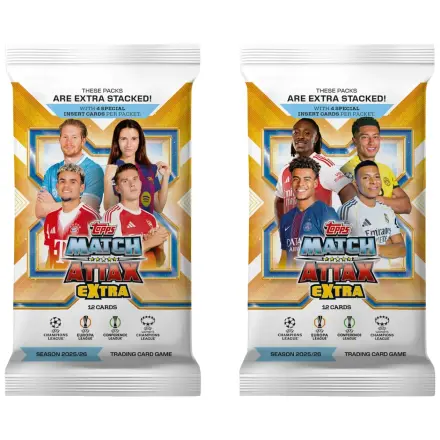 UEFA Champions League Match Attax Extra 2025/26 Booster kártyacsomag  termékfotó